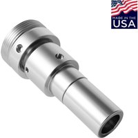 Retrofits Symmons 4-295 with 1.25 inch-18 NPS Male Threads - Chrome (Non-Swivel)