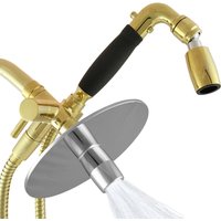 3-Way Combo Kit - Handheld with Reflections™ Shower Head - Polished Brass - Forever™ Rubber Grip - with Trickle Valve