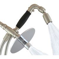 4-Way Combo Kit - Handheld with Reflections™ Shower Head - Brushed Nickel - Forever™ Rubber Grip - with Trickle Valve