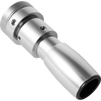 Retrofits Symmons 4-295 with 1.25 inch-18 NPS Male Threads – Chrome (Non-Swivel)