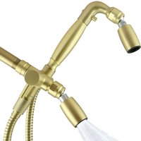 3-Way Combo Kit - Handheld with Classic™ Shower Head - Brushed Gold - Standard Grip - with Trickle Valve