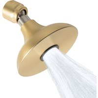 HALF DOME® Rain Shower Head - Brushed Gold - No Trickle Valve