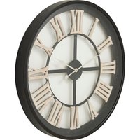 Click to view product details and reviews for Black Framed Skeleton Clock With White Roman Numerals. Click to view product details and reviews for Black Framed Skeleton Clock With White Roman Numerals.