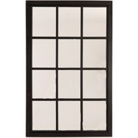Click to view product details and reviews for Black Wooden Window Mirror. Click to view product details and reviews for Black Wooden Window Mirror.