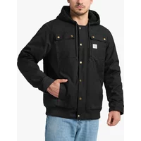 Men's Insulated Work Jacket with Multiple Pockets