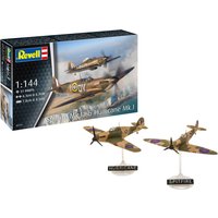 Revell 1/144 Scale Supermarine Spitfire Mk.Ia & Hawker Hurricane Mk.I Model Kits