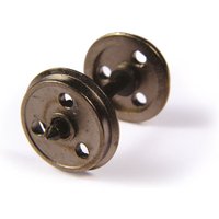 Branchline Metal 3-Hole Disc Wagon Wheels (x10) 36-015 OO Gauge