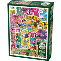 Cheatwell Games Doodlecats Jigsaw Puzzle 1000 Pieces, Multi