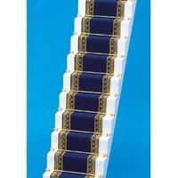Navy and Gold Edged Stair Carpet for 12th Scale Dolls House