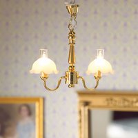12V Double Hanging Light for 12th Scale Dolls House