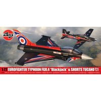 Airfix 1/72 Scale Douglas Eurofighter Typhoon FGR.4 "Blackjack" & Shorts Tucano T.1 - Twin Pack Model Kit