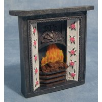 Fireplace and Fire for 12th Scale Dolls House