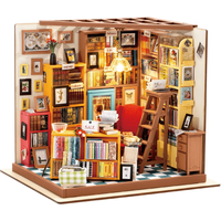 Rolife Sam's Study DIY Miniature Dollhouse Kit