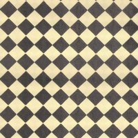 Black & Cream Lino Effect Wallpaper for 12th Scale Dolls House