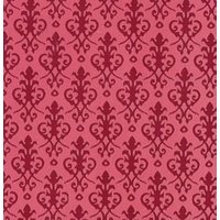 Victorian Red Wallpaper 297mm x 420mm for 12th Scale Dolls House