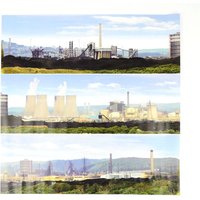 Gaugemaster Industrial Large Photo Backscene (2744x304mm) OO Gauge
