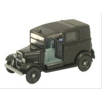 Oxford Diecast 1/76 Scale Black Austin Tax Die Cast Model