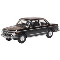 Oxford Diecast 1/76 Scale BMW 2002 Black Die Cast Model