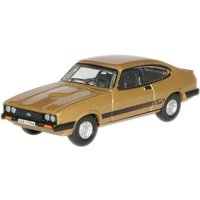 Oxford Diecast 1/76 Scale Solar Gold Ford Capri MkIII Die Cast Model