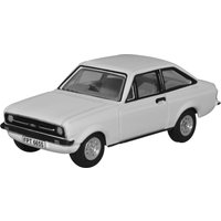 Oxford Diecast 1/76 Scale Diamond White Ford Escort Mk2 Die Cast Model