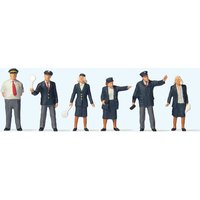 Preiser OO Scale British Rail Staff Figure Set (6)