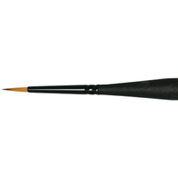 Royal & Langnickel Mini Majestic Size 3/0 Round Wood Handle Paint Brush