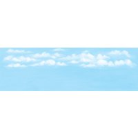 Peco Sky with Cumulus Cloud Backscene