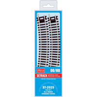 Peco Standard Curve, 2nd Radius (Pack of 8) OO Gauge