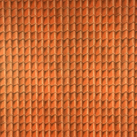 Red Pantile Roof Paper for 12th Scale Dolls House