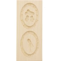 Hofmeister 55% Rabatt Ovale Anisgebäckform aus Ahornholz mit 2 Bildern