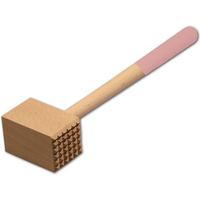 Hofmeister 75% Rabatt auf den 28 cm HolzFleischhammer mit pinkem Griff 4060955001916