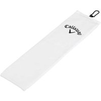 CALLAWAY TRI-FOLD GOLF TOWEL - WHITE