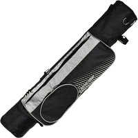 LONGRIDGE 5'' SINGLE STRAP GOLF PENCIL BAG - BLACK / SILVER +FREE GIFT