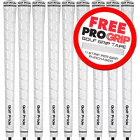 GOLF PRIDE TOUR WRAP 2G WHITE GOLF GRIP - MIDSIZE