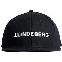 Hot Golf Get 29% Off JLindeberg Black Flat Peak Golf Cap