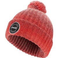 PING BARRACLOUGH BOBBLE HAT - TOMATO