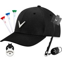 CALLAWAY HAT & GIFT SET / BLACK
