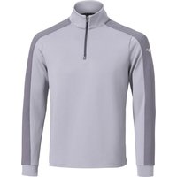 MIZUNO ELEVATED WARM QUARTER ZIP GOLF MIDLAYER - QUICKSILVER