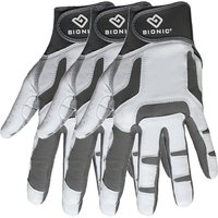 BIONIC RELIEFGRIP 2.0 LEATHER GOLF GLOVE - 3 PACK