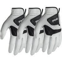 PING SPORT TECH ALL WEATHER GOLF GLOVE - 3 PACK