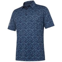 GALVIN GREEN MARLO GOLF POLO SHIRT - NAVY / MOONLIGHT