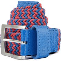 FOOTJOY 2026 BRAIDED GOLF BELT 69584 - BLUE / RED