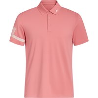 J.LINDEBERG 2026 HEATH GOLF POLO SHIRT - FLAMINGO PLUME