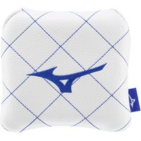 MIZUNO 2026 QUILTED MALLET PUTTER HEADCOVER - WHITE / BLUE