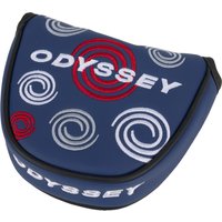ODYSSEY 2026 SWIRL SILVER MALLET HEADCOVER - NAVY