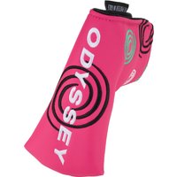ODYSSEY 2026 SWIRL SILVER BLADE HEADCOVER - PINK