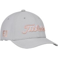 TITLEIST 2026 TOUR PERFORMANCE JUNIOR GOLF CAP - GREY / SOFT PINK