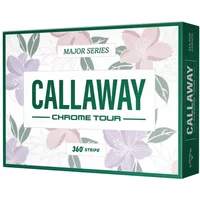 CALLAWAY 2026 CHROME TOUR APRIL MAJOR GOLF BALLS - WHITE - LIMITED EDITION