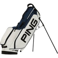 PING 2026 HOOFER LITE GOLF STAND CARRY BAG - WHITE / NAVY - LTD EDTION CLUB TOGETHER +FREE GIFT