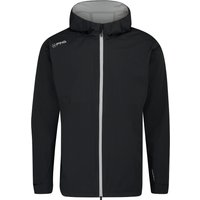 PING 2026 AQUADRIVE HOODED WATERPROOF GOLF JACKET - BLACK